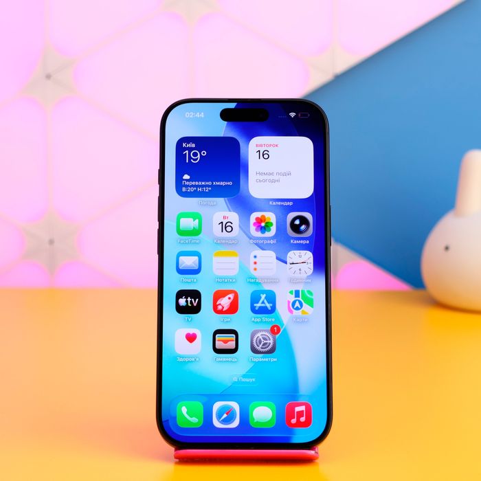 Смартфон Apple iPhone 16 Pro 128GB Black (169950) Б/У З ГАРАНТІЄЮ