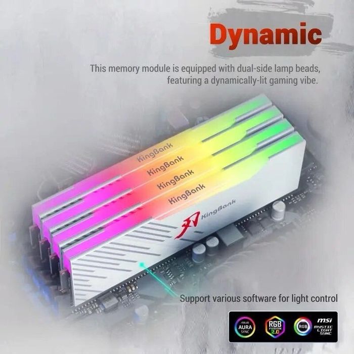Оперативная память новая KingBank DDR5 6400MHz 32GB 2 x 16GB CL32: 3 ...