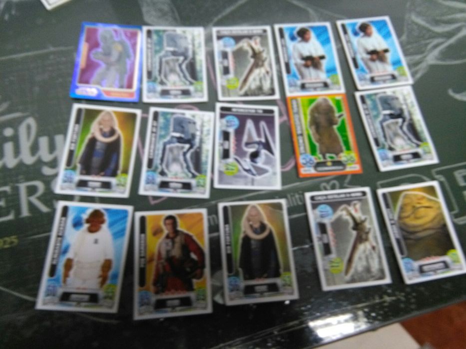 Cartas de Caderneta Star Wars Force Attax