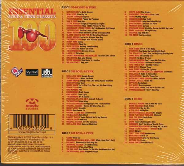 ESSENTIAL -SOUL&FUNK CLASSICS- 5 CD-płyta nowa , zafoliowana