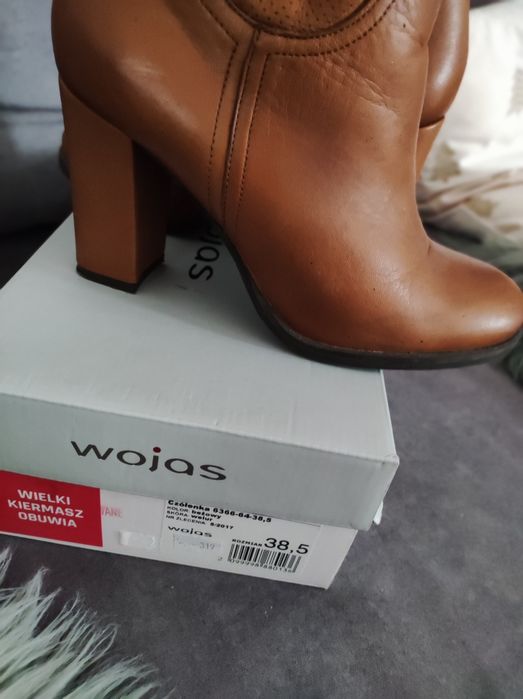 Kozaki skórzane Wojas 38,5