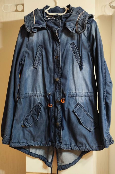 Женская джинсовая куртка с капюшоном Miss Scot (Германия)