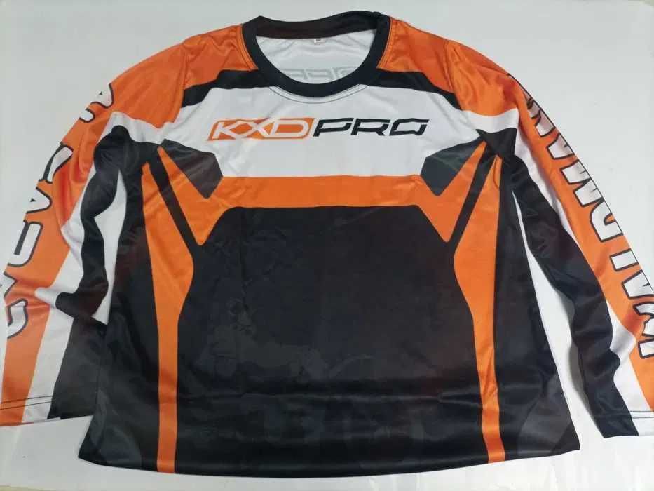 Rękawice motocyklowe dziecięce junior cross quad + KOSZULKA KXD junior