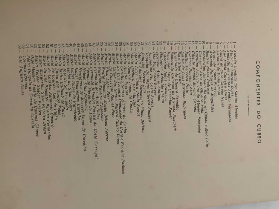 Livro dos Finalistas de Farmácia. Porto, Maio de 1950