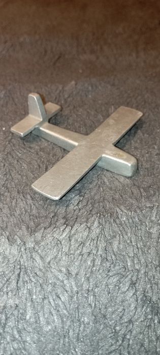 Aluminiowy samolot