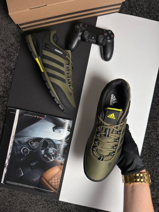 Чоловічі кросівки адідас Adidas Terrex 23 Khaki Black [41-46]