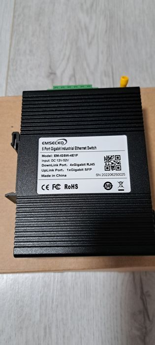 Przełącznik sieciowy,przemyslowy (switch)ethernet