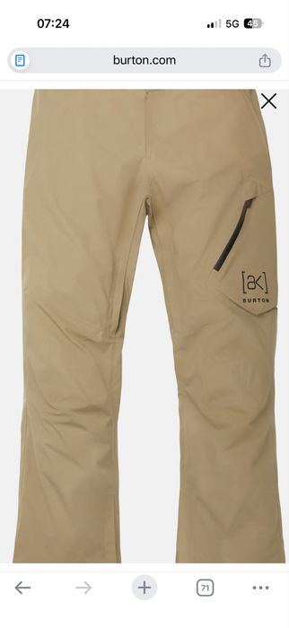 !! Spodnie snowboardowe BURTON AK gore-tex  roz. M !! 2L cyclic pt