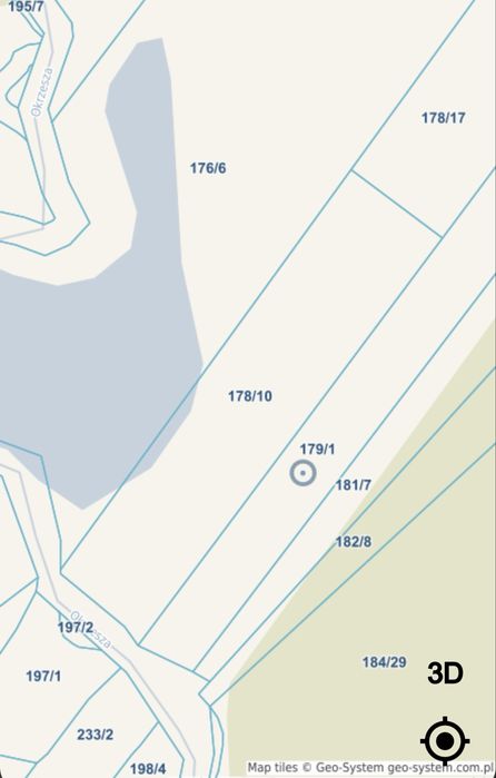 Dzialka 1666m2  w miejscowości Korytów A Żyrardów