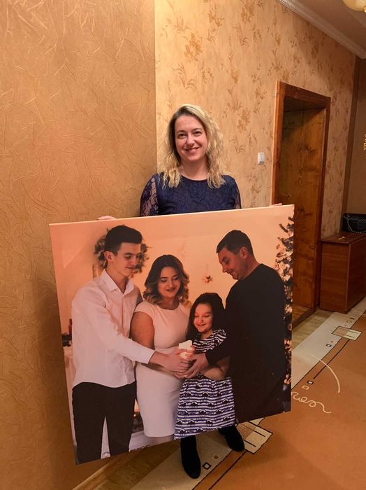 Картина Фото на холсте, печать портрета, Дрим Арт, Поп Арт, Коллаж