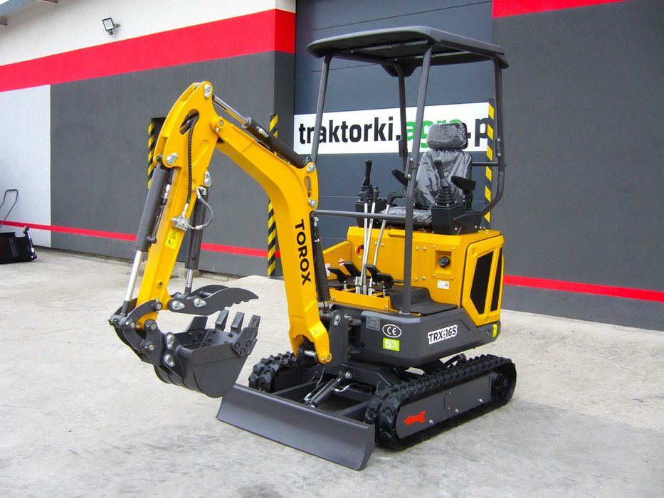 Minikoparka TOROX TRX-16S 1.6T KUBOTA 3Łyżki Kciuk traktorkiagropl