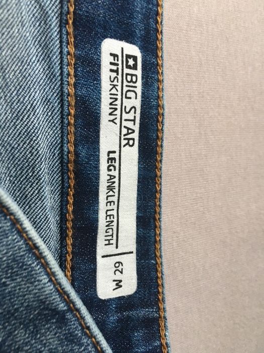 Spodnie jeans Big star fit skinny rozm.29