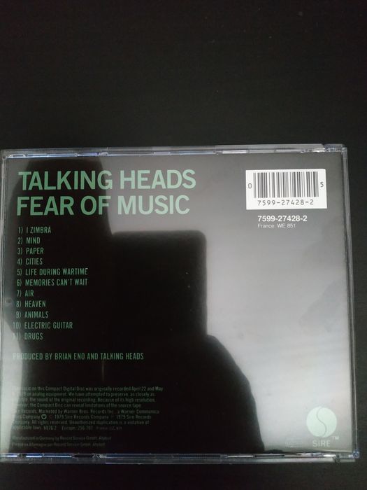 Talking Heads - Fear of Music