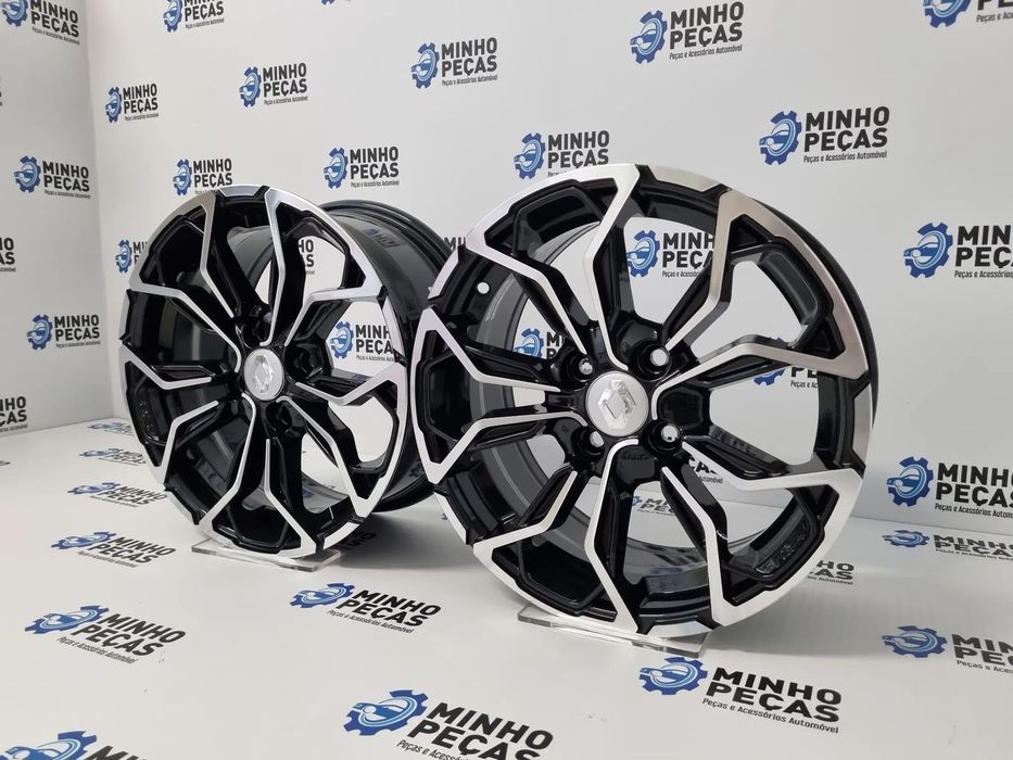 Jantes Renault Clio RS em 15 Preto Polido (4x100)