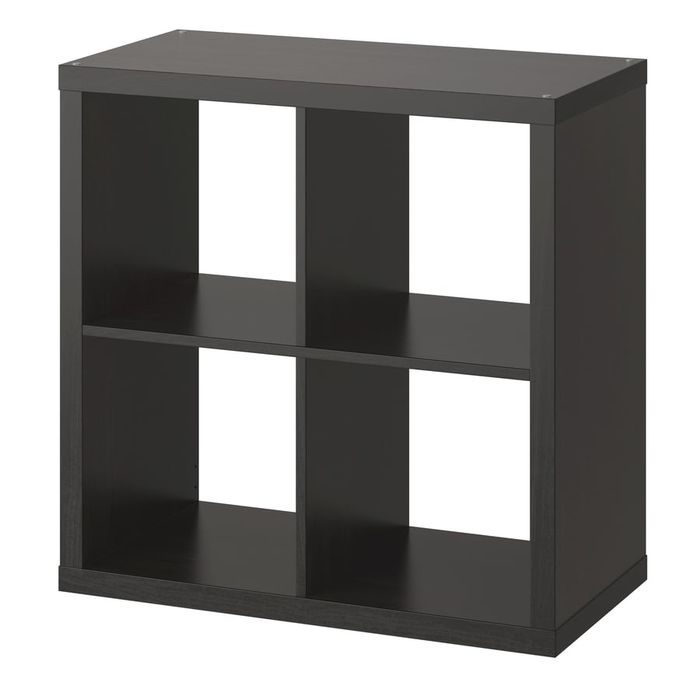Estante KALLAX IKEA – Preto Mate – 77x77 cm