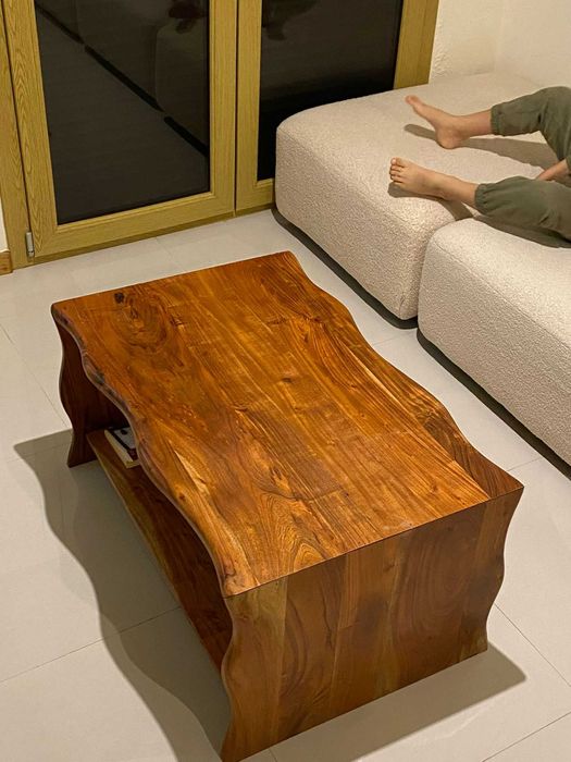 Mesa de centro de madeira