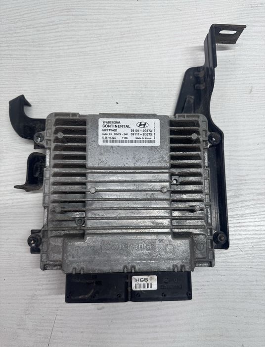 Блок ЭБУ компьютер двигателя Hyundai Sonata 11-14 2.4 391012G673