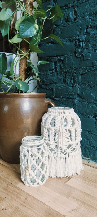 Duże lampiony  boho