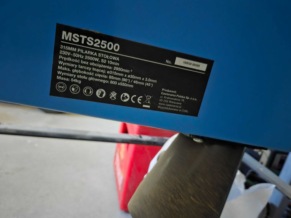 Piła stołowa MSTS2500