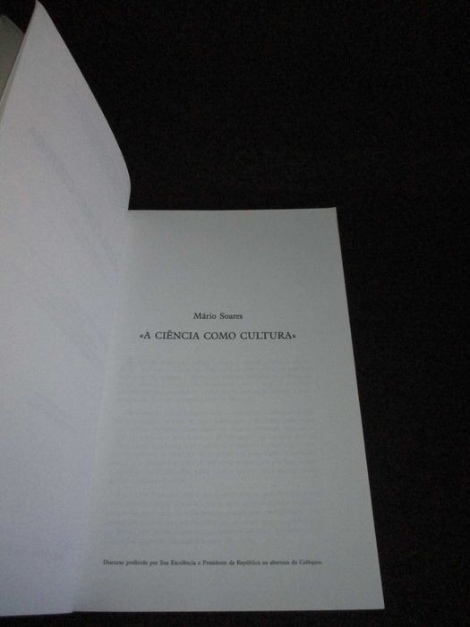 Livro​ A Ciência como Cultura Imprensa Nacional Casa da Moeda
