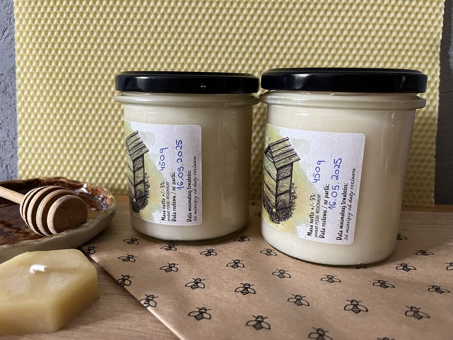 Miód rzepakowy - słoik 450g - zbiór 2025