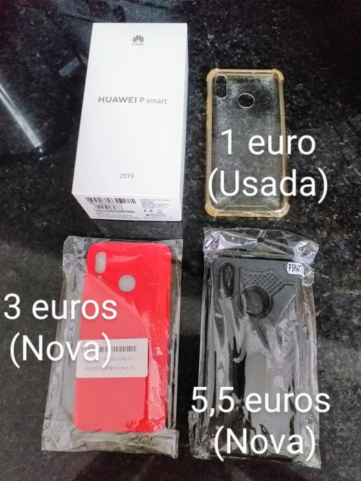 Várias  capas de TM Huawei 2019 NOVAS e realme pro 7