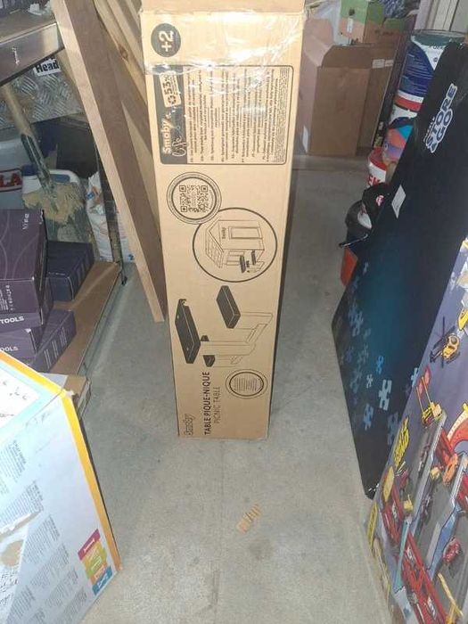 Smoby Life Stolik piknikowy do domków ogrodowych Ławeczka