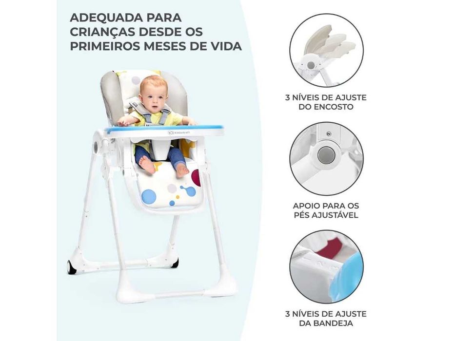 Cadeira de Refeição KINDERKRAFT Yummy Multi