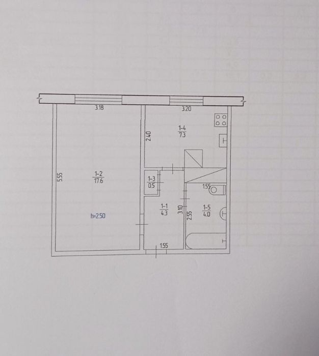 Продам 1-кімнатну квартиру, район МКК