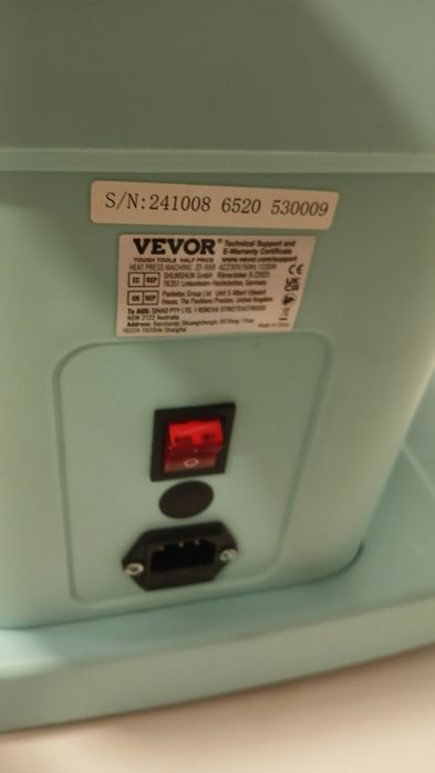Vevor prensa camisolas