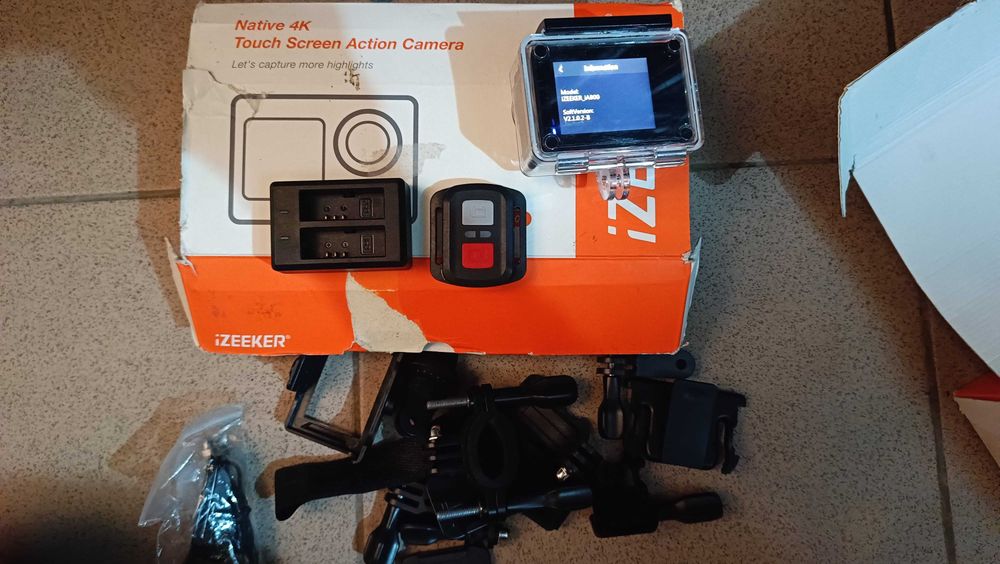 kamera go pro iZEEKER iA800 Kamera sportowa 4K60FPS 24 MP WiFi 40 m