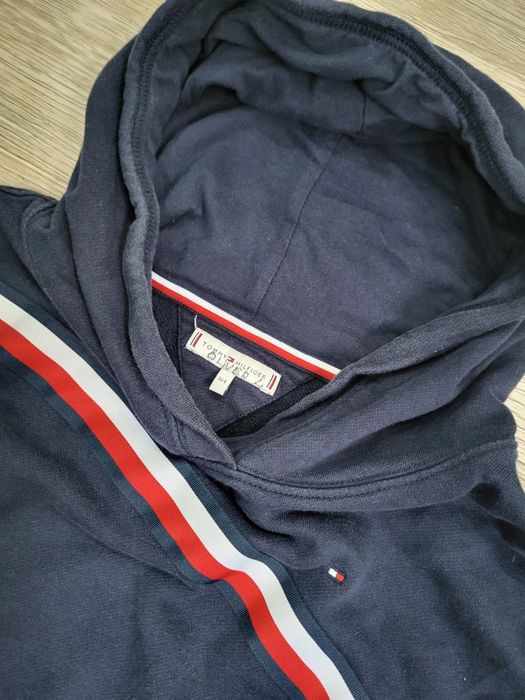 Tommy Hilfiger 164cm 14 lat lub S  bluza krótka granatowa  crop TH