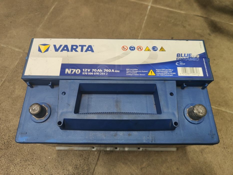 Akumulator VARTA Blue Dynamic EFB 70Ah 760A N70 - Sprawny!