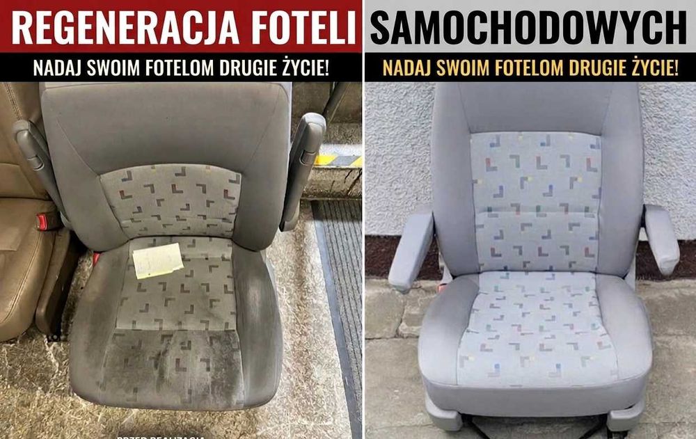 Naprawa Foteli Samochodowych Regeneracja Gąbek i Tapicerki