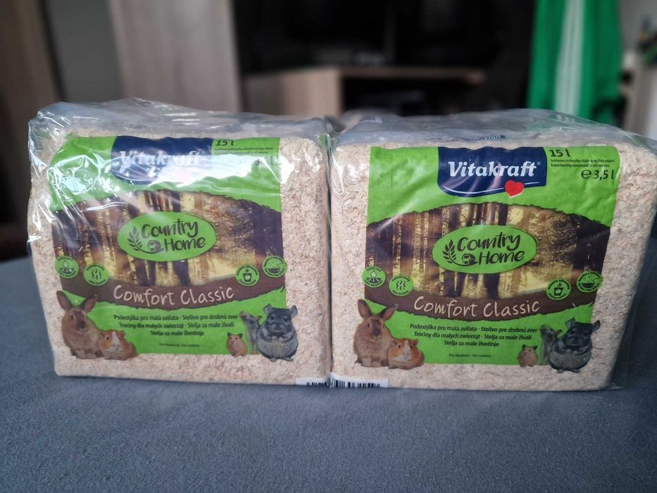 Trociny dla gryzoni królików chomików odpylone 120L Vitakraft