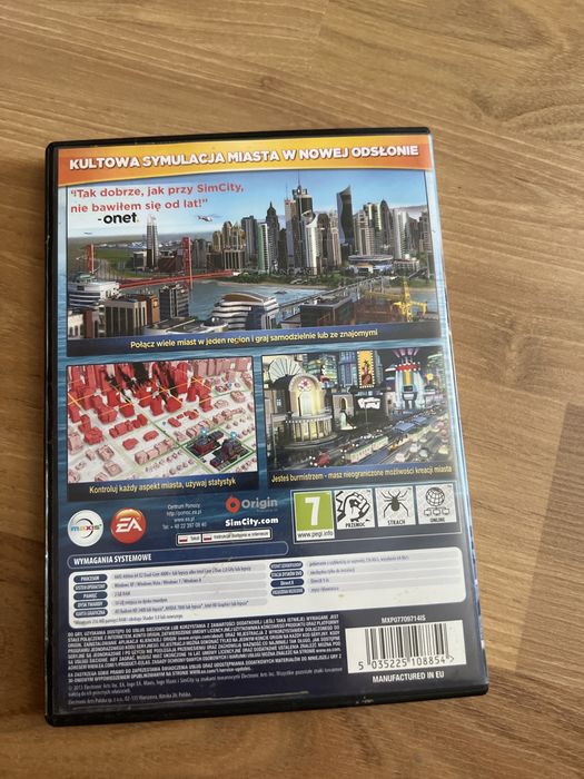 Gra SIMCITY płyta