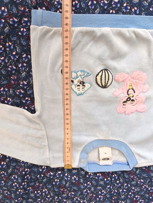 C&A, Hallo Kitty, Snoopy 3 bluzeczki na długi rękaw r 68-74cm