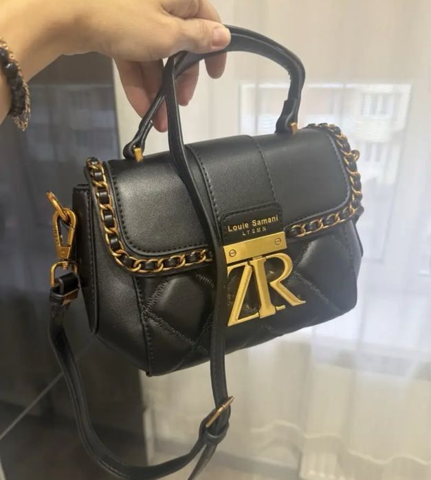 Сумка чорна Zara Зара Guess