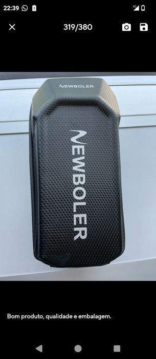 Bolsa de 3L para trotinete e bicicleta