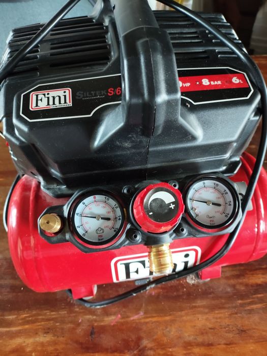 Kompresor 6l bezolejowe Fini