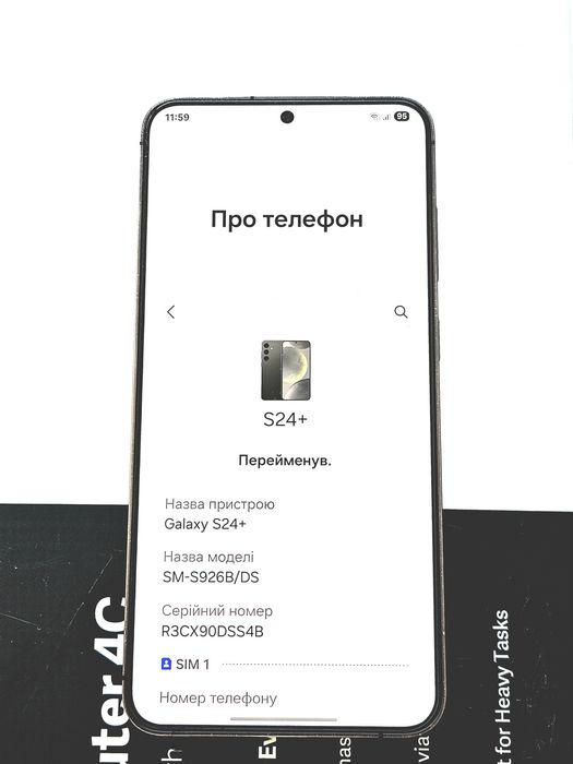 Samsung Galaxy S24 PLUS  512GB Onyx Black. 2 фізичні сім-картки. НЕ Америка, повноцінна версія