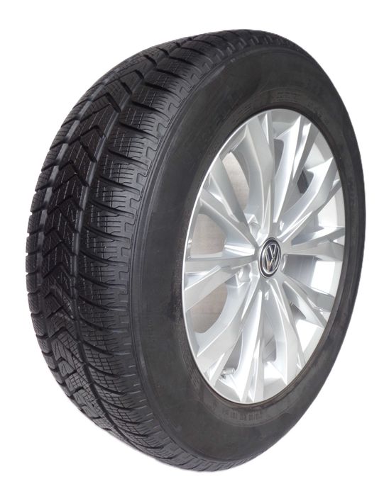FELGI aluminiowe 17 VW Tiguan TAYRON T-Roc Touran 5x112 Oryginalne Czujniki