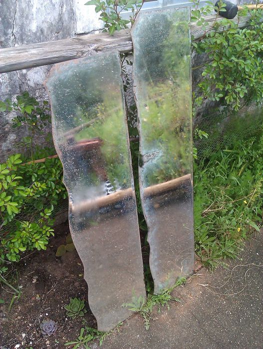 Espelhos de cómoda vintage da década de 60.