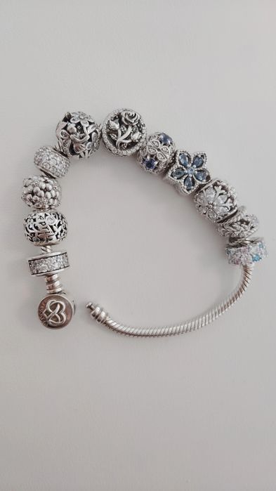 Bransoletka Pandora charmsy beadsy 925