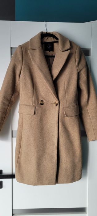Płaszcz Mohito camel toffi 34 jak 36