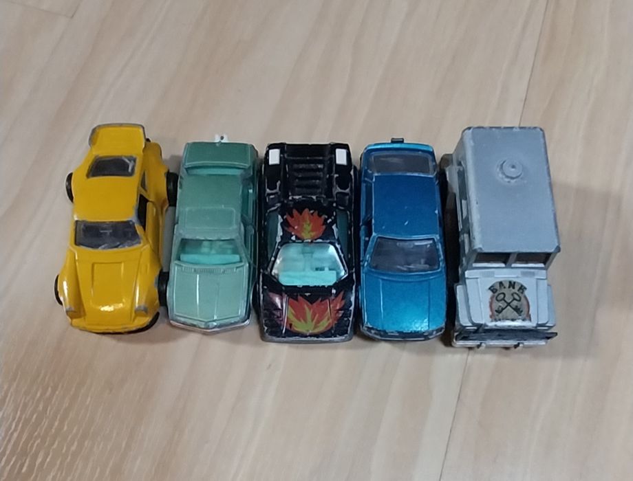 Lote de 5 miniaturas antigas Majorette