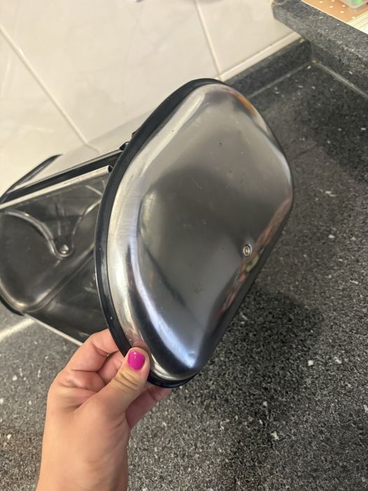 Caixa porta pao em inox