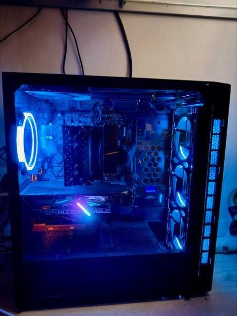 Komputer dla gracza Ryzen 5, RTX 2060 SUPER, DDR432Gb, SSD, monitor32"