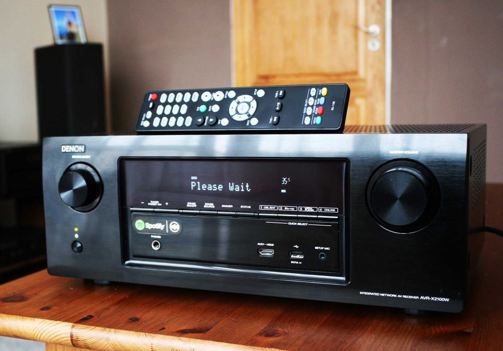 Mocny amplituner Denon X 2100 Bluetooth wzmacniacz 150 watt