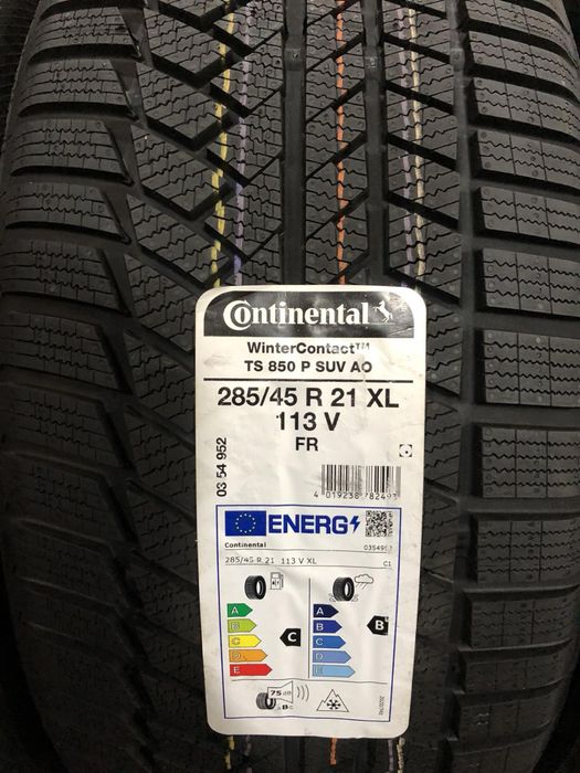285/45/21 R21 Continental WinterContact TS850P 4шт нові зима